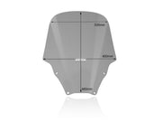 WRS Windscreen for Scooter - Smoke - HO022F