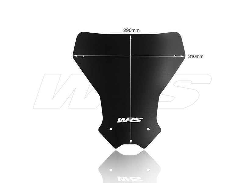 WRS Windscreen - Black, Matte, Dual Purpose - HO031NO