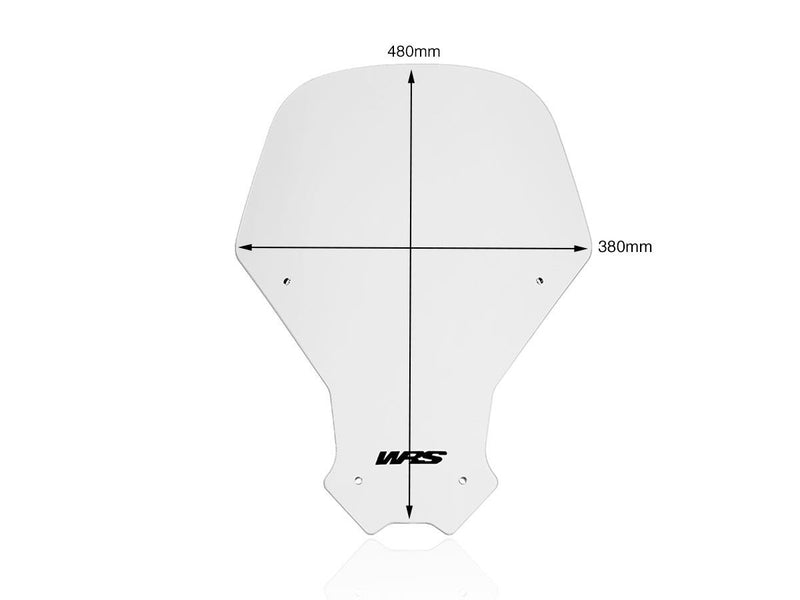 WRS Windscreen - Clear, Dual Purpose - HO030T
