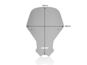 WRS Windscreen - Smoke, Dual Purpose - HO030F