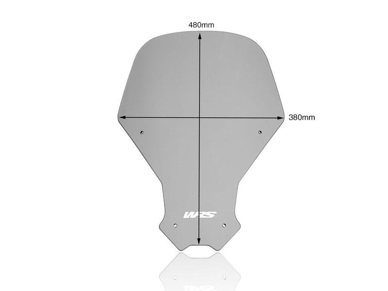WRS Windscreen - Smoke, Dual Purpose - HO030F