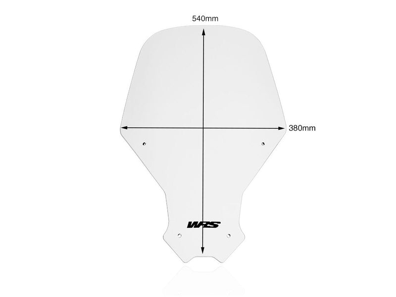 WRS Windscreen - Clear, Dual Purpose - HO029T