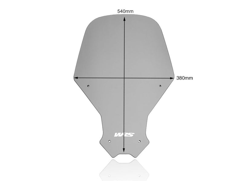 WRS Windscreen - Smoke, Dual Purpose - HO029F