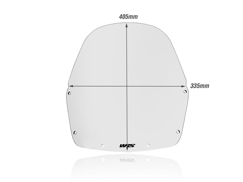 WRS Windscreen - Clear, Dual Purpose - HO037T