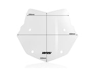 WRS Windscreen - Smoke - BM033F-LED