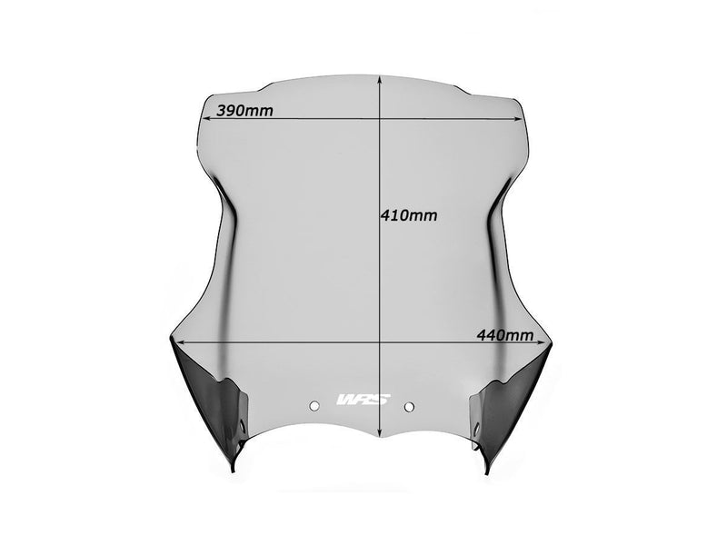 WRS Windscreen - Smoke, Dual Purpose - BM005F
