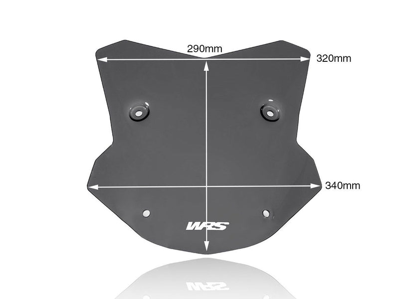 WRS Windscreen - Dark Smoke, Sporttourer - BM065FS