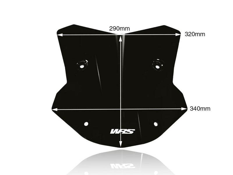WRS Windscreen - Black, Gloss, Sporttourer