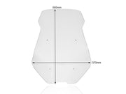 WRS Windscreen - Clear, Scooter - HO040T