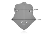 WRS Windscreen - Smoke, Dual Purpose - DU017F