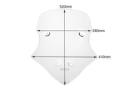 WRS Windscreen - Clear, Dual Purpose - DU017T