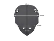 WRS Windscreen - Dark Smoke, Dual Purpose - DU018FS