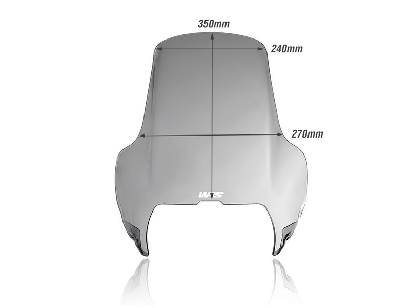 WRS Windscreen - Smoke, Enduro - BM062F