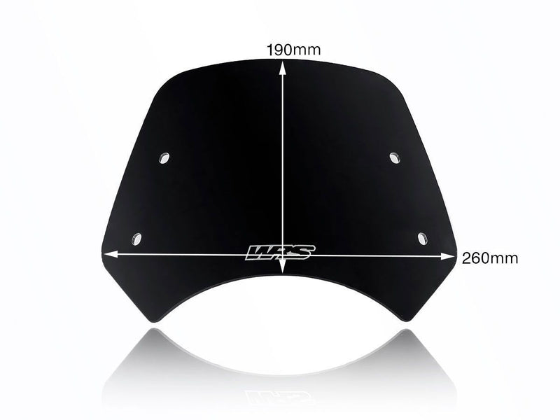 WRS Windscreen - Naked Bike - BE006NL