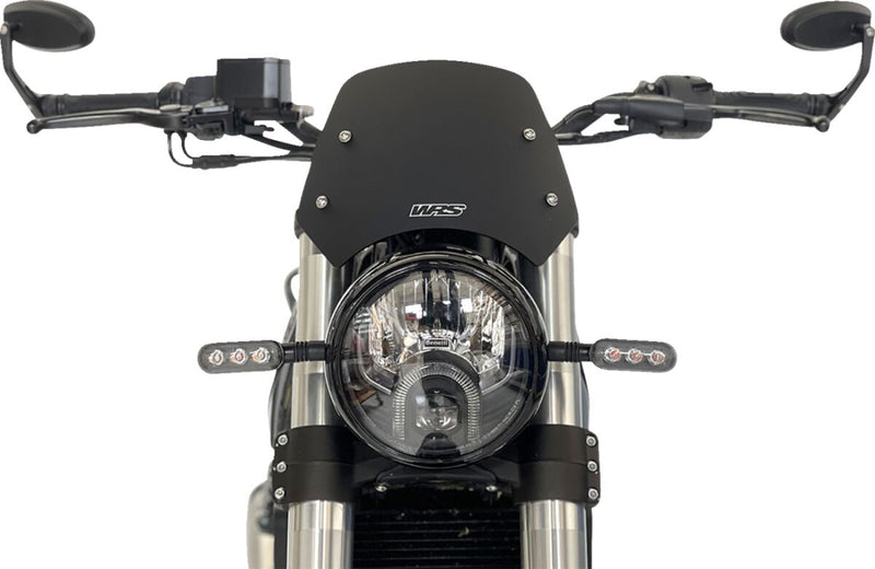 WRS Windscreen - Black, Matte, Naked Bike - BE006NO