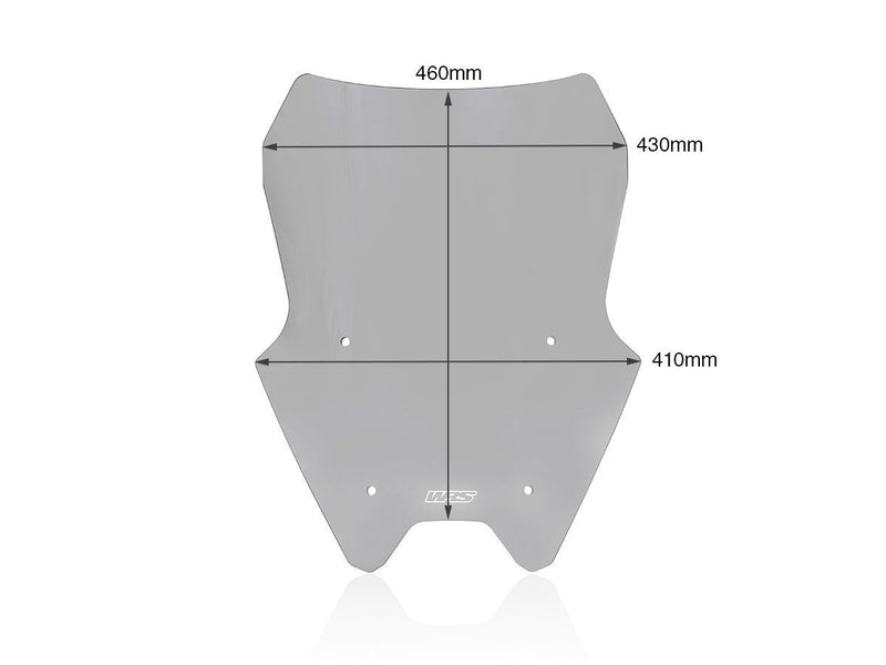WRS Windscreen - Smoke, Sporttourer - BM071F