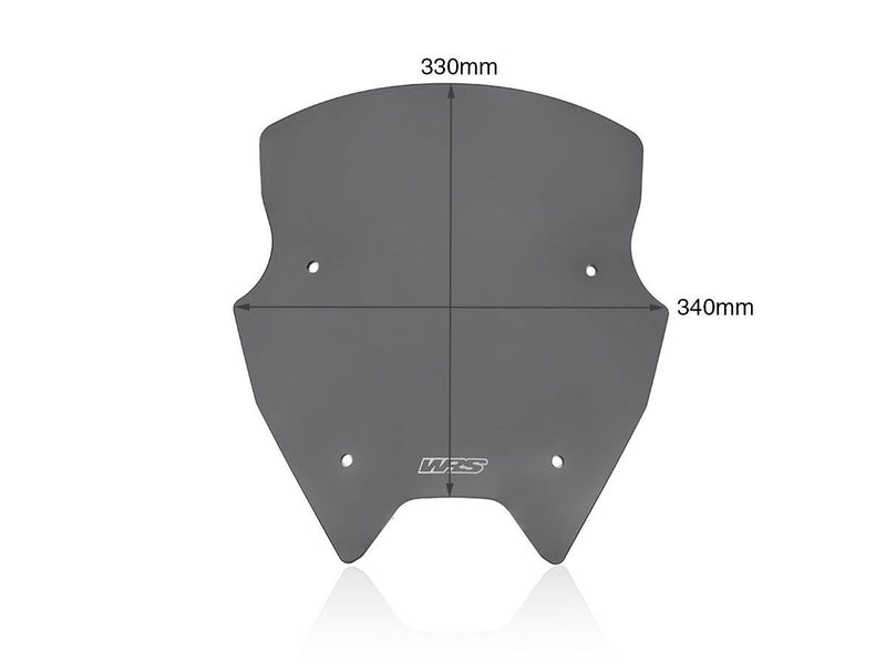 WRS Windscreen - Dark Smoke, Sporttourer - BM072FS