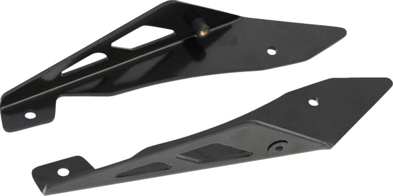 WRS Windscreen and Supports Brackets - Black, Dual Purpose