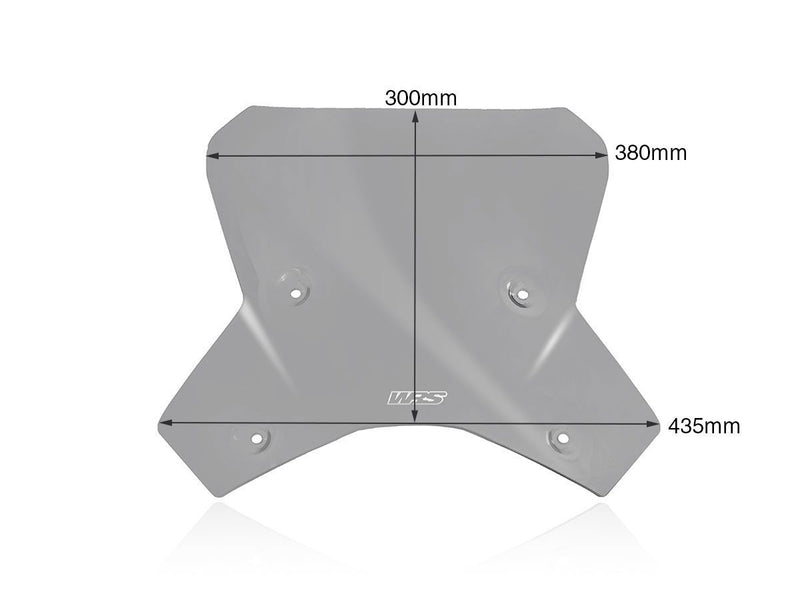 WRS Windscreen - Smoke, Dual Purpose - KT009F
