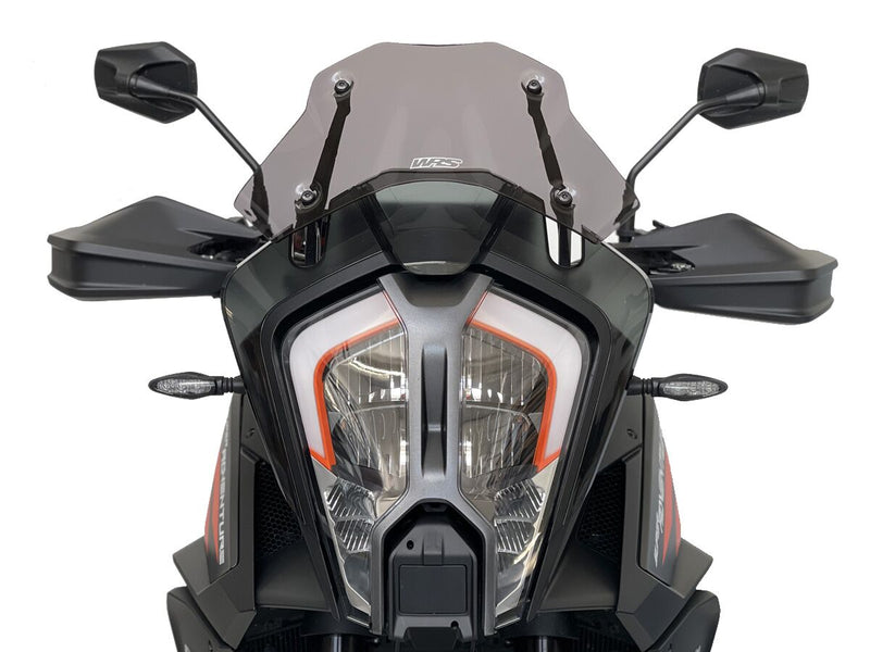 WRS Windscreen - Dark Smoke, Dual Purpose - KT010FS