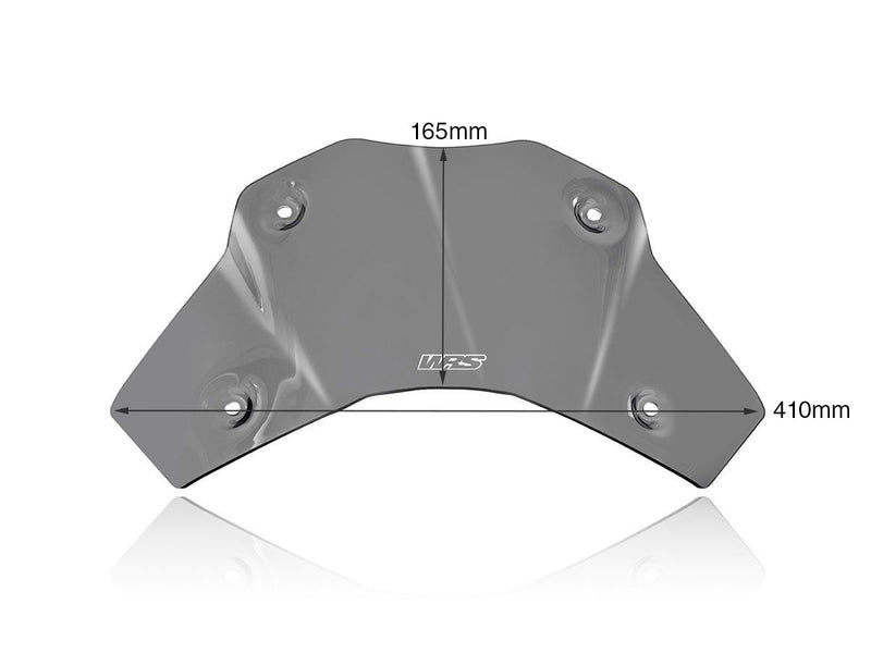 WRS Windscreen - Dark Smoke, Dual Purpose - KT010FS
