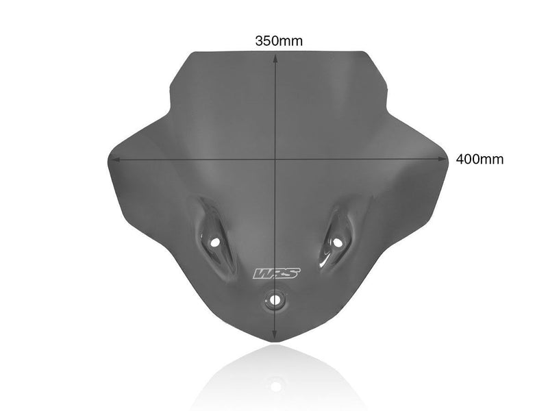 WRS Windscreen - Dark Smoke, Naked Bike - BM067FS