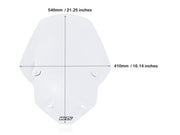 WRS Windscreen - Clear, Dual Purpose - TR003T