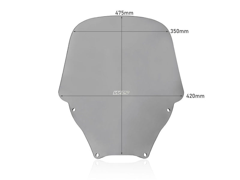 WRS Windscreen for Scooter - Smoke - HO054F