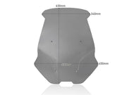 WRS Windscreen for Scooter - Smoke - HO056F