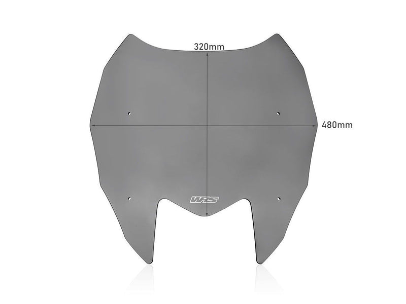 WRS Windscreen for Scooter - Dark Smoke - YA023FS