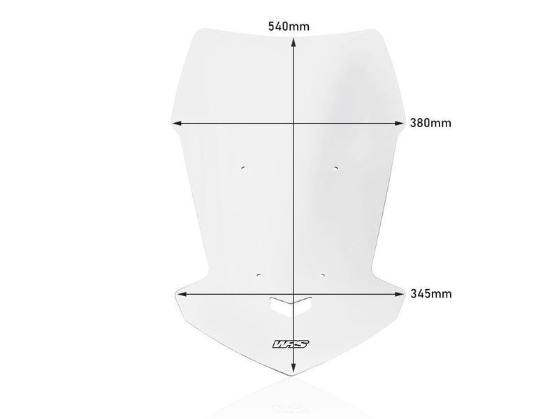 WRS Windscreen - Clear, Dual Purpose - YA027T