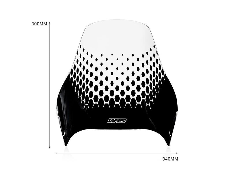 WRS Windscreen - Clear, Enduro - DU025T