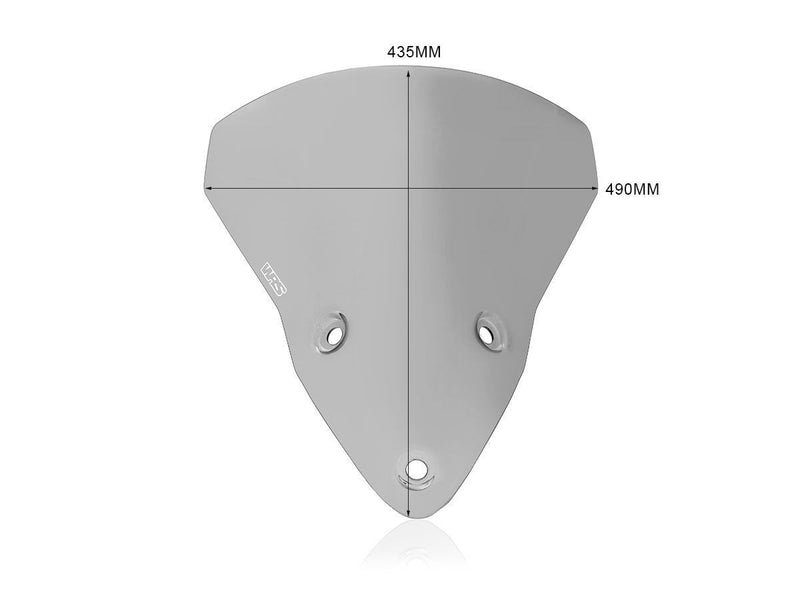 WRS Windscreen - Smoke, Sport Bike - DU021F