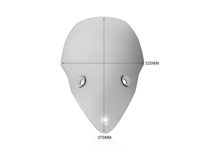 WRS Windscreen - Smoke, Sport Bike - DU022F