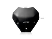 WRS Windscreen - Black, Matte, Naked Bike - BM077NO