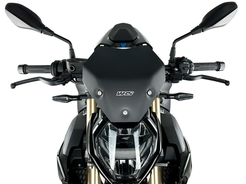 WRS Windscreen - Black, Matte, Naked Bike - BM077NO