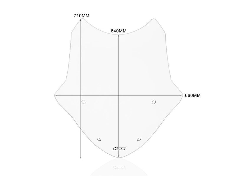 WRS Windscreen - Smoke, Tourer