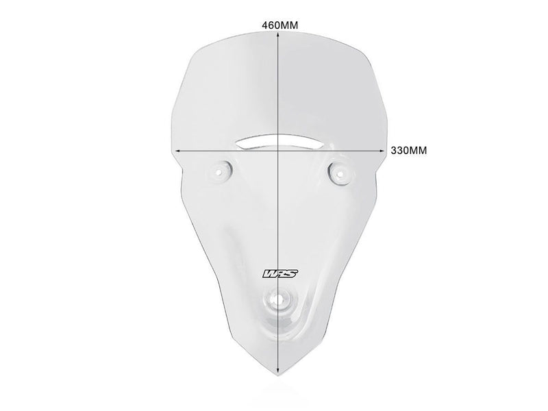 WRS Windscreen - Clear, Dual Purpose - TR009T