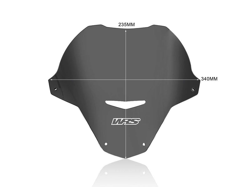 WRS Windscreen - Dark Smoke, Naked Bike - AP006FS