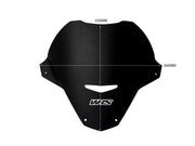 WRS Windscreen - Black, Matte, Naked Bike - AP006NO