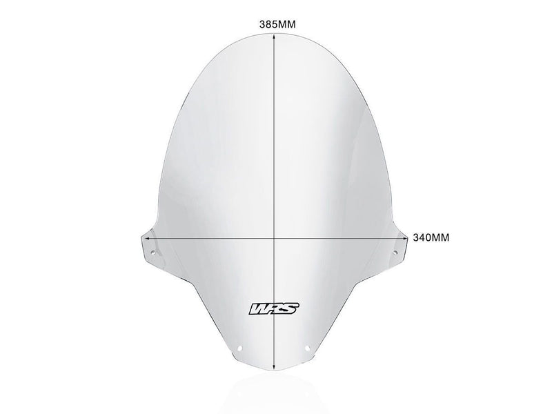 WRS Windscreen - Clear, Naked Bike - AP005T