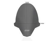 WRS Windscreen - Dark Smoke, Naked Bike - AP005FS