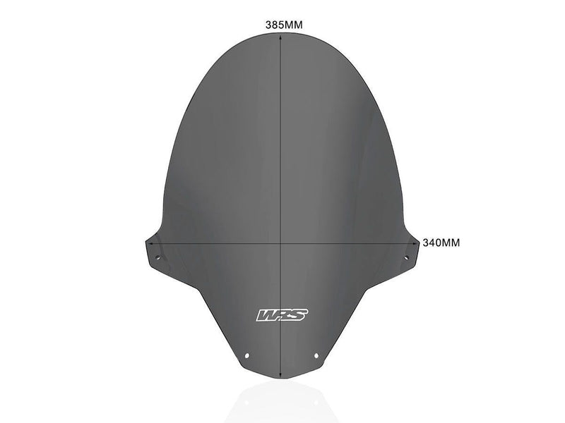 WRS Windscreen - Dark Smoke, Naked Bike - AP005FS