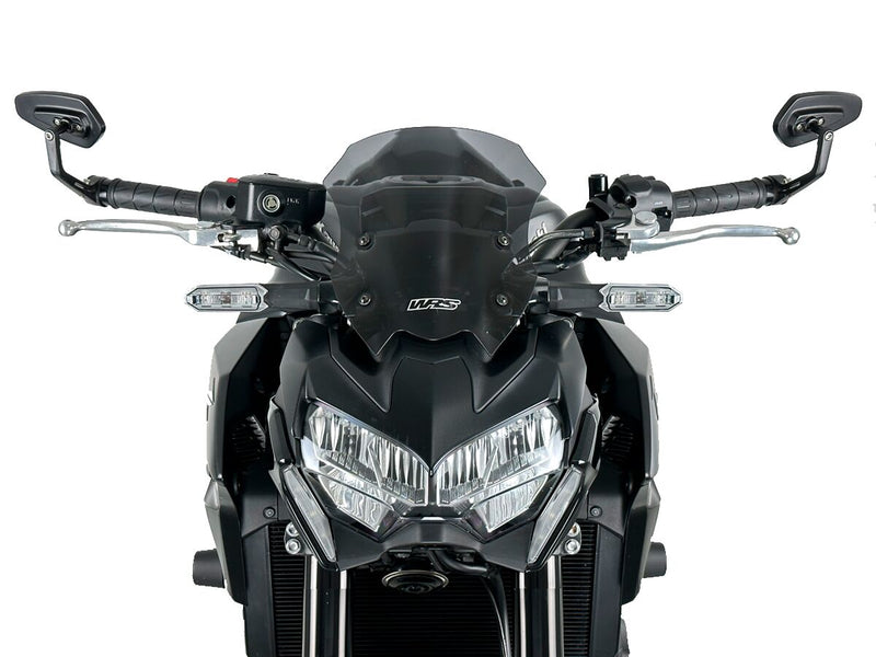 WRS Windscreen - Dark Smoke, Naked Bike - KA013FS