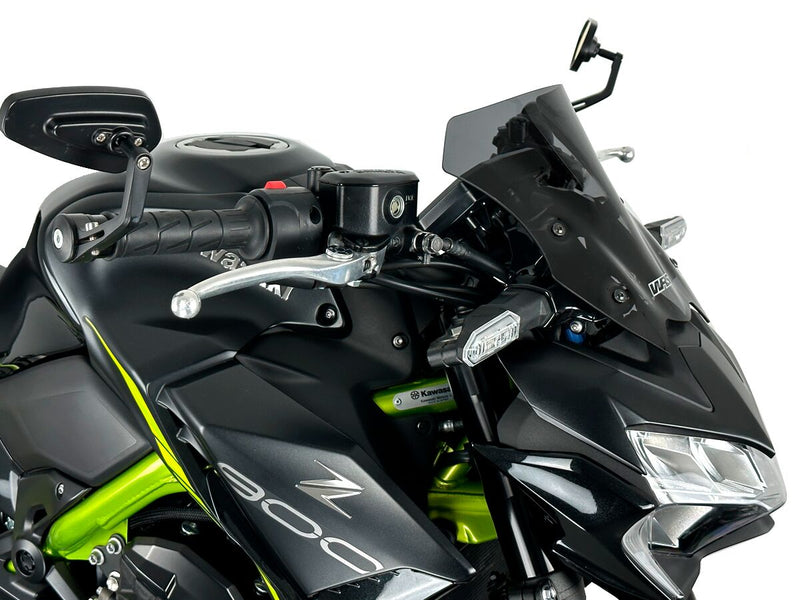 WRS Windscreen - Dark Smoke, Naked Bike - KA013FS