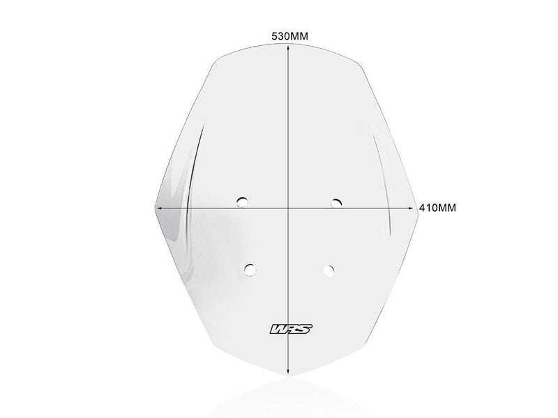 WRS Windscreen - Clear, Scooter - AP007T
