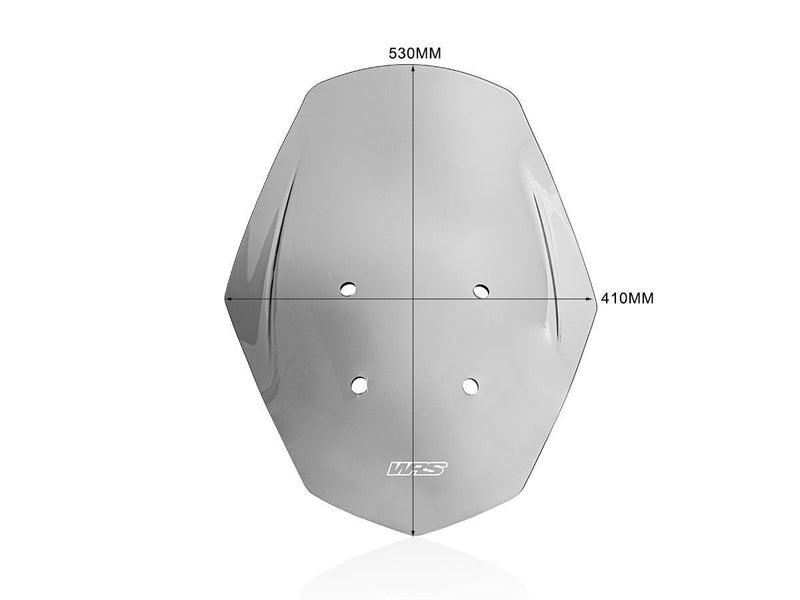 WRS Windscreen - Smoke, Scooter - AP007F