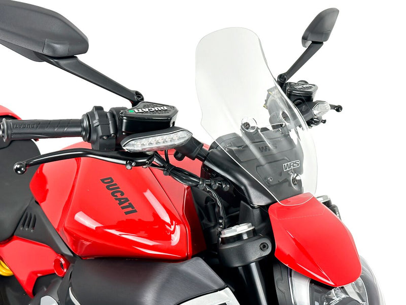 WRS Windscreen - Clear, Naked Bike - DU029T