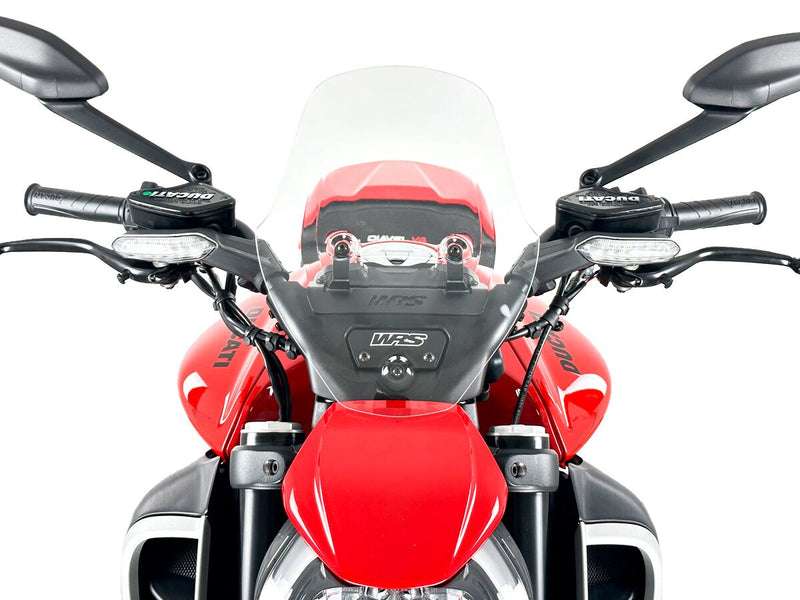 WRS Windscreen - Clear, Naked Bike - DU029T