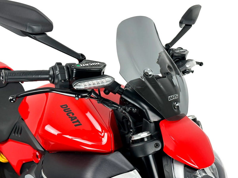 WRS Windscreen - Dark Smoke, Naked Bike - DU029FS